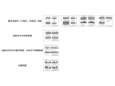  石材工艺节点大样 