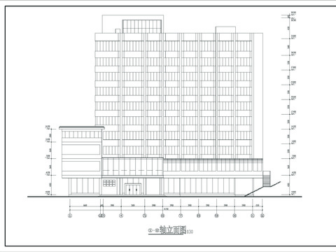  醫(yī)院cad施工圖 