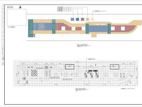  活动区域细部CAD施工图 