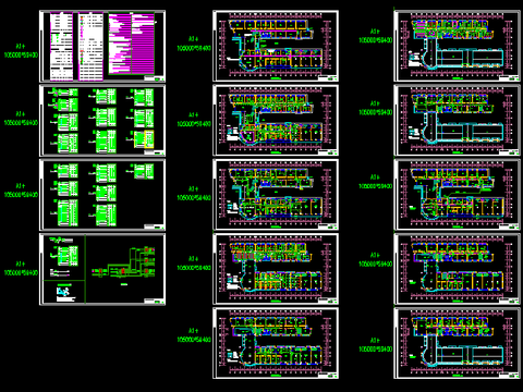  镇政府综合楼装修强弱电CAD施工图 