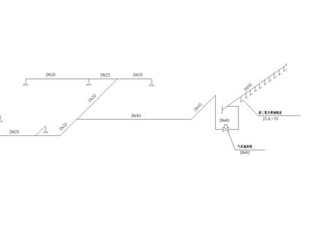  二氧化碳灭火系统cad平面图 