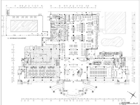  会所大堂平面图 