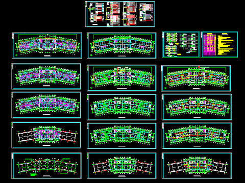  办公楼电气cad图纸 
