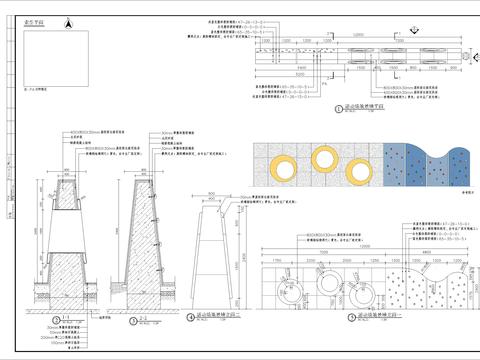  活动场地细部CAD节点大样 