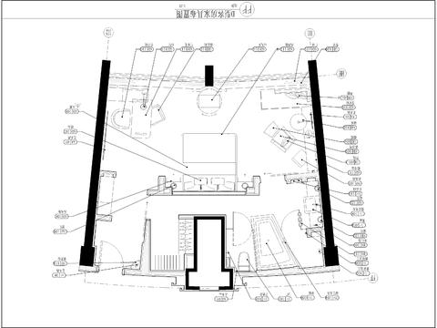  北京大酒店套房CAD装修图 