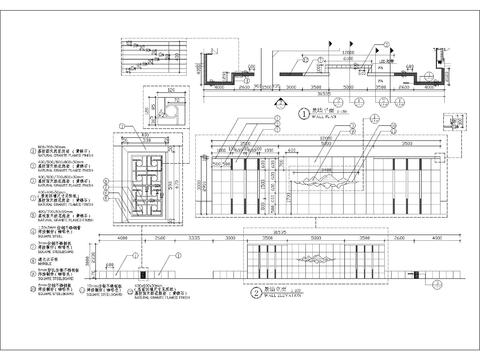  特色景墙CAD节点大样 