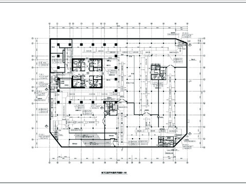 地下层人防空调CAD施工图 