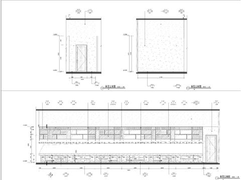  大型会所大堂西餐厅立面 