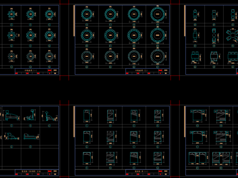  餐厅专用CAD图库 