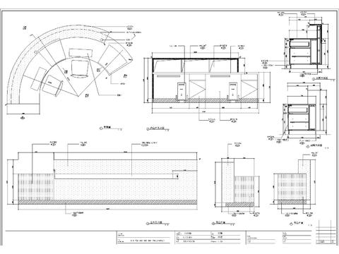  护士站详图CAD图纸 