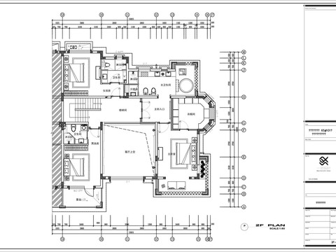  新中式别墅-盘锦美的城样板间施工图全套+实景图 