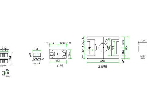  篮球场节点大样 