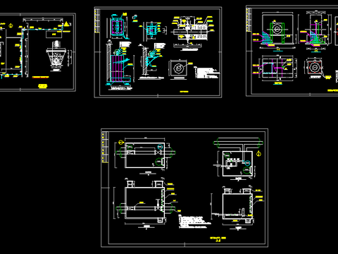  蒸汽管道节cad大样图 