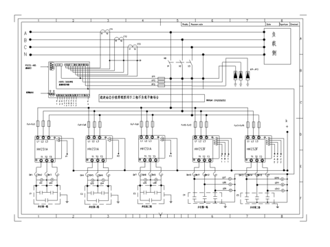  滤波消谐补偿原理图节点大样 