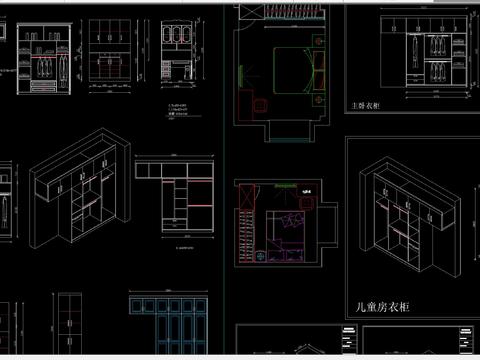  柜子cad图库 