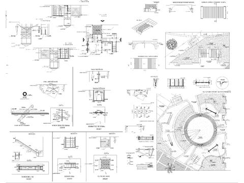  游乐场儿童乐园cad图库 