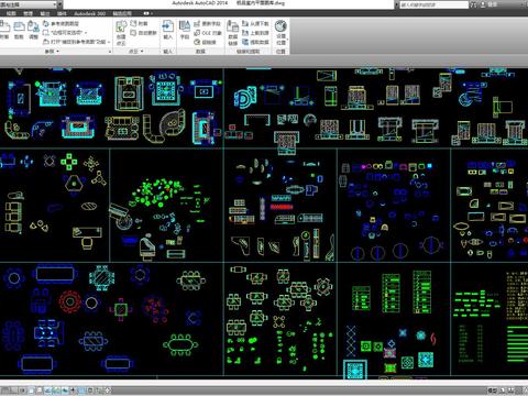  室内平面cad图库 