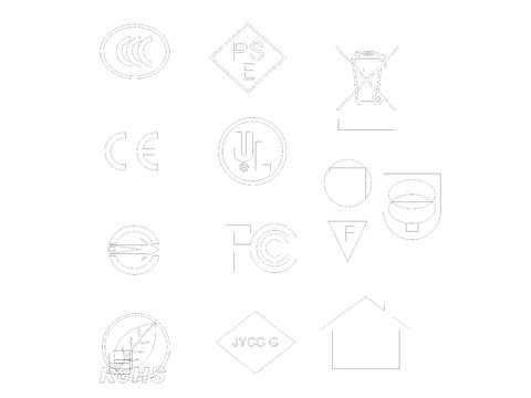  CCC标志cad大样图 