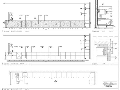  后勤柜体节点大样图 
