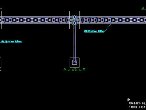  限高龙门架设计详图cad施工图 