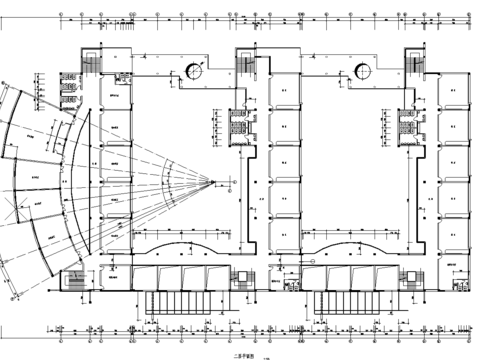  小学教学楼建筑cad施工图 