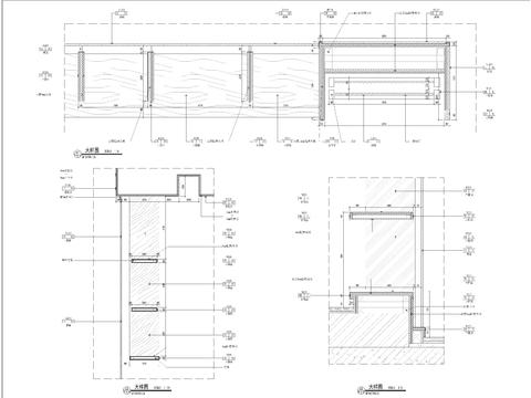  会所立面cad节点大样图 
