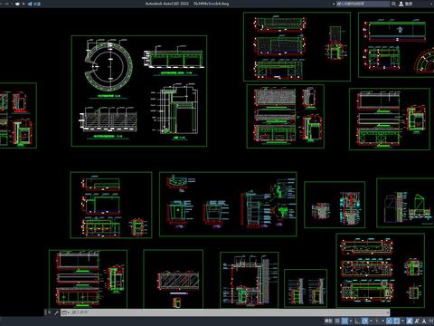  服务台CAD节点大样 