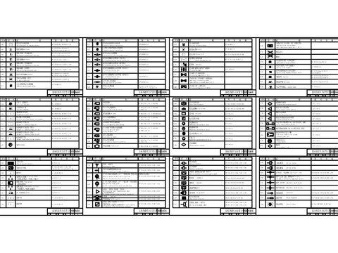  标准电气符号cad图库 