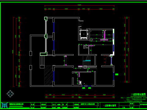  龙湫湾简欧餐客厅、卧室CAD全套施工图 