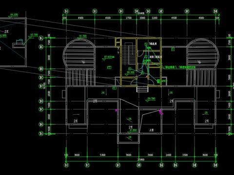  30层高层住宅楼强电弱电cad施工图 