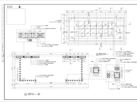  铁质廊架细部节点大样 