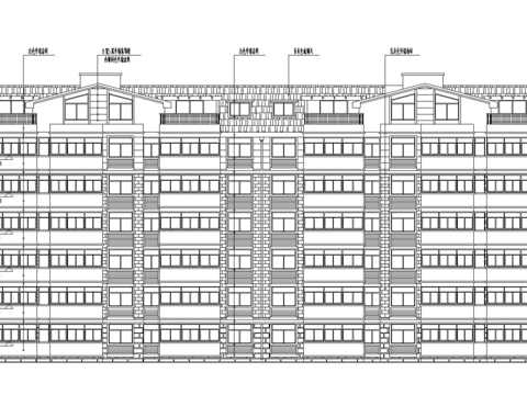  國貿(mào)中心一期建筑CAD施工圖 