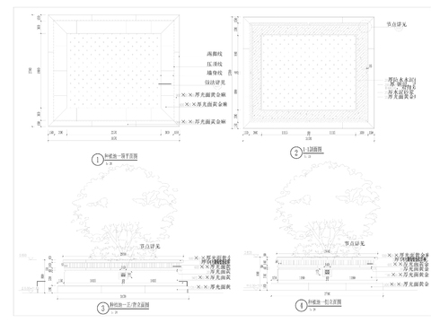  5新中式种植池详图cad大样图 