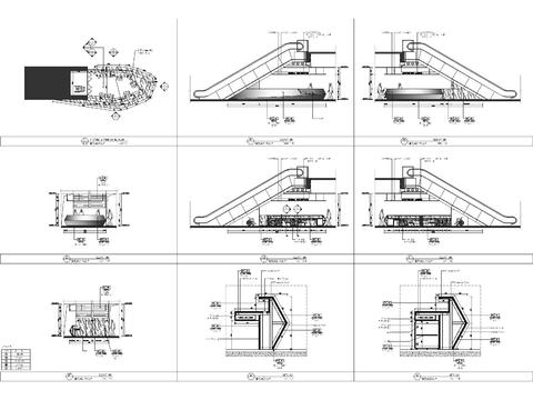  购物中心服务台cad大样图 