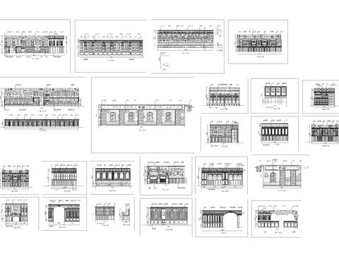  酒吧装修CAD施工图 