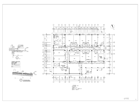  第一特困人员供养服务设施CAD施工图 