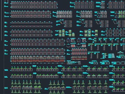  专业橱柜标准图块 