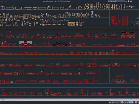  常用模型CAD图库 