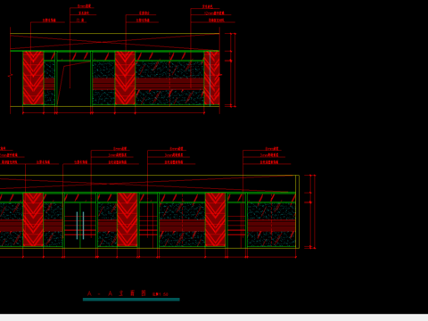 办公楼装饰立面图 