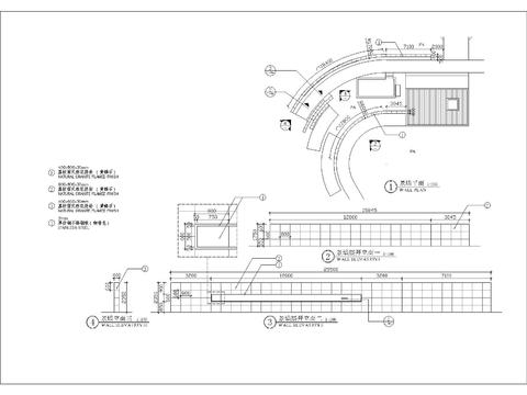  景墙CAD节点大样 