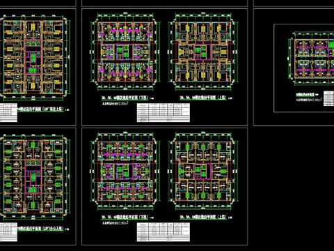  LOFT创意户型cad图库 