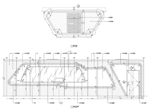  收费亭cad节点详图 