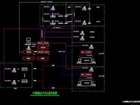  门诊综合楼弱电cad施工图 