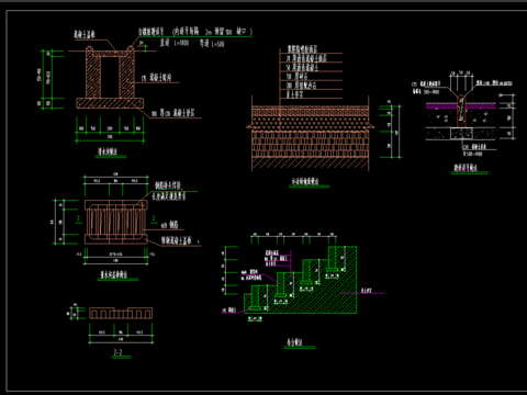  运动场cad大详图 