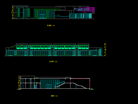  幼儿园cad施工图 