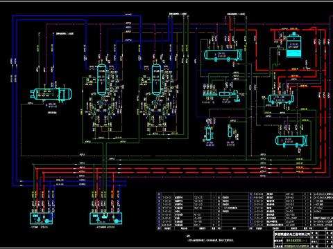  冷库制冷cad施工图 