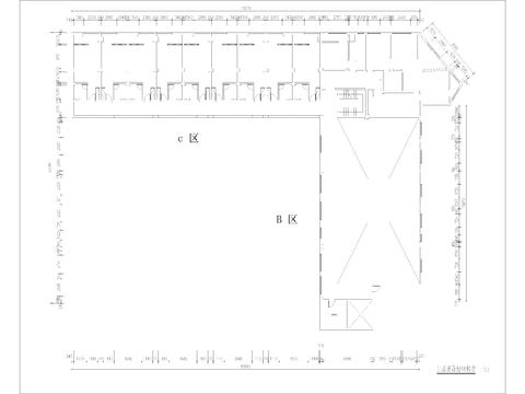  乍蒲單身公寓CAD施工圖 