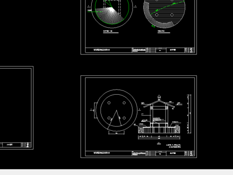  凉亭cad节点大样图 