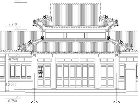  古建CAD施工图 