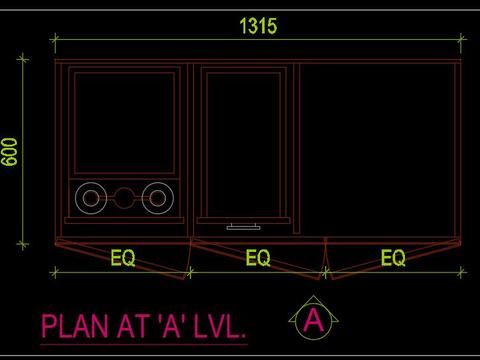  迷你吧台cad图库 
